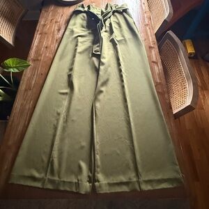 New York & Company Olive Pallazo Pants